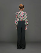 pantapalazzo nero - stella jean - pantalone