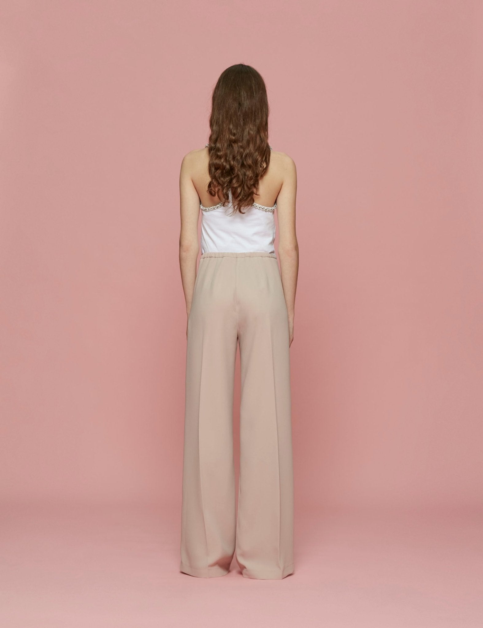 pantapalazzo satin cipria - Frida SRL