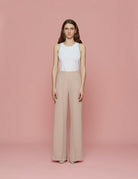 pantapalazzo satin cipria - Frida SRL