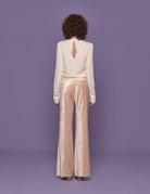 pantapalazzo velluto avorio - forte forte - pantalone