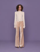 pantapalazzo velluto avorio - forte forte - pantalone