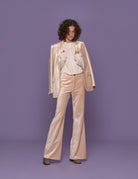 pantapalazzo velluto avorio - forte forte - pantalone