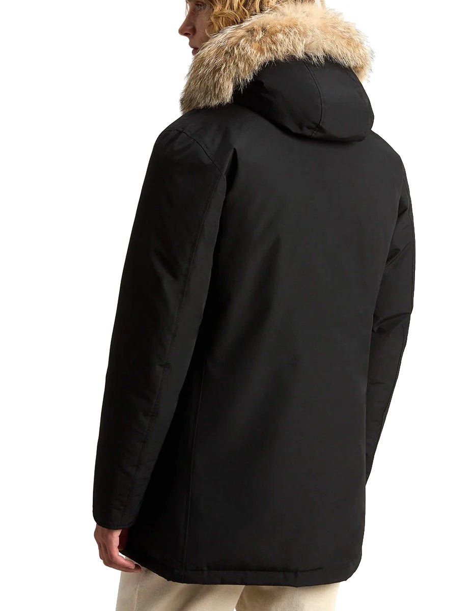 parka arctic detachable fur black - woolrich - giacca
