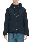 parka corto coulisse blu - woolrich - giacca