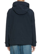 parka corto coulisse blu - woolrich - giacca