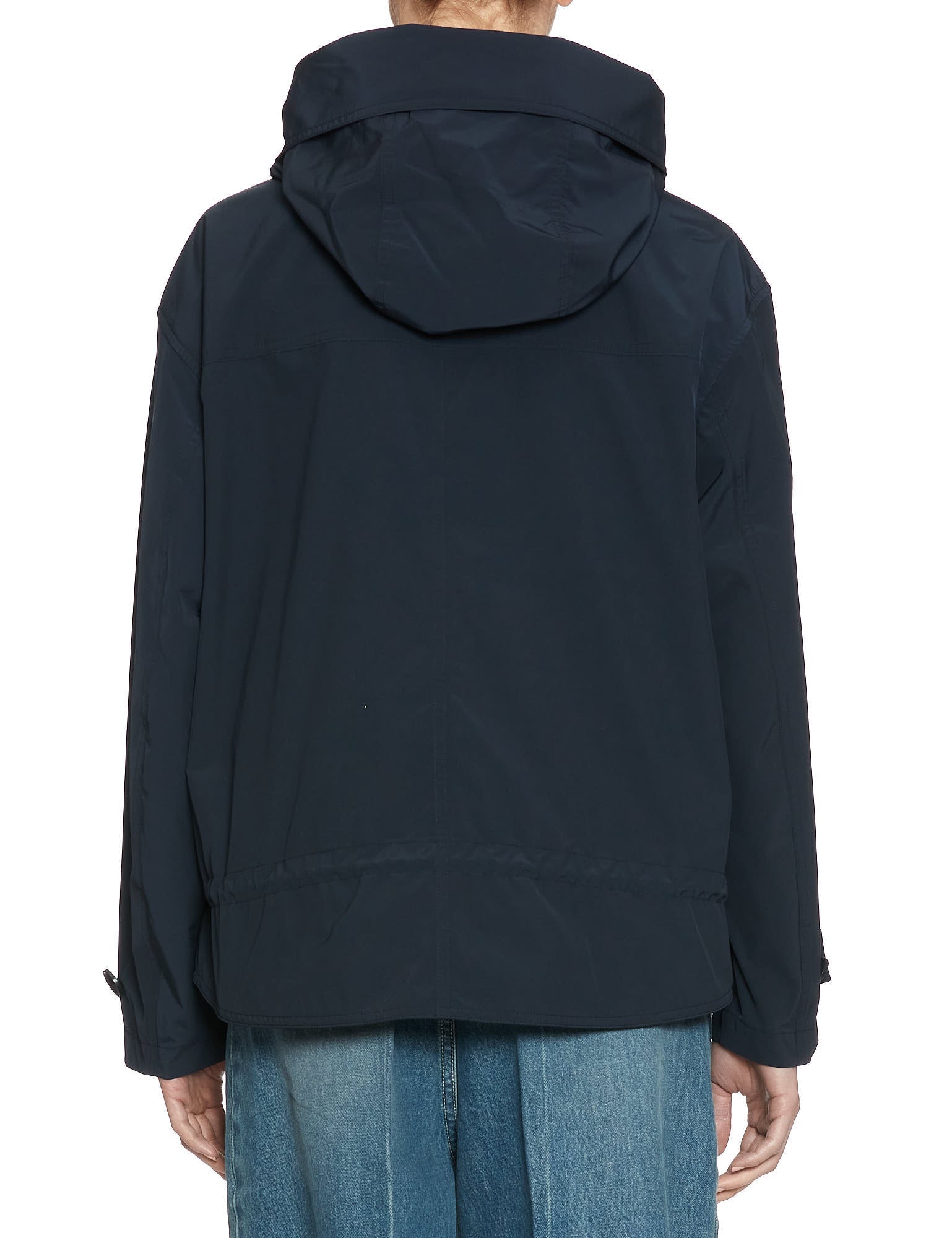 parka corto coulisse blu - woolrich - giacca