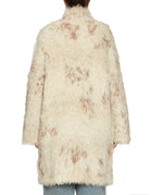 pellicca maglia jacquard bianco - roberto collina - pelliccia