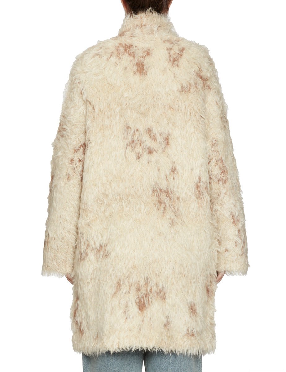 pellicca maglia jacquard bianco - roberto collina - pelliccia