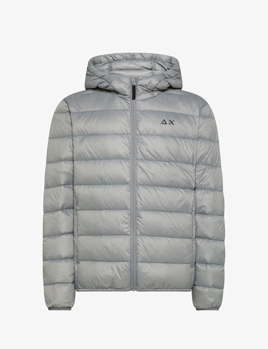piumino cappuccio grey - Frida SRL