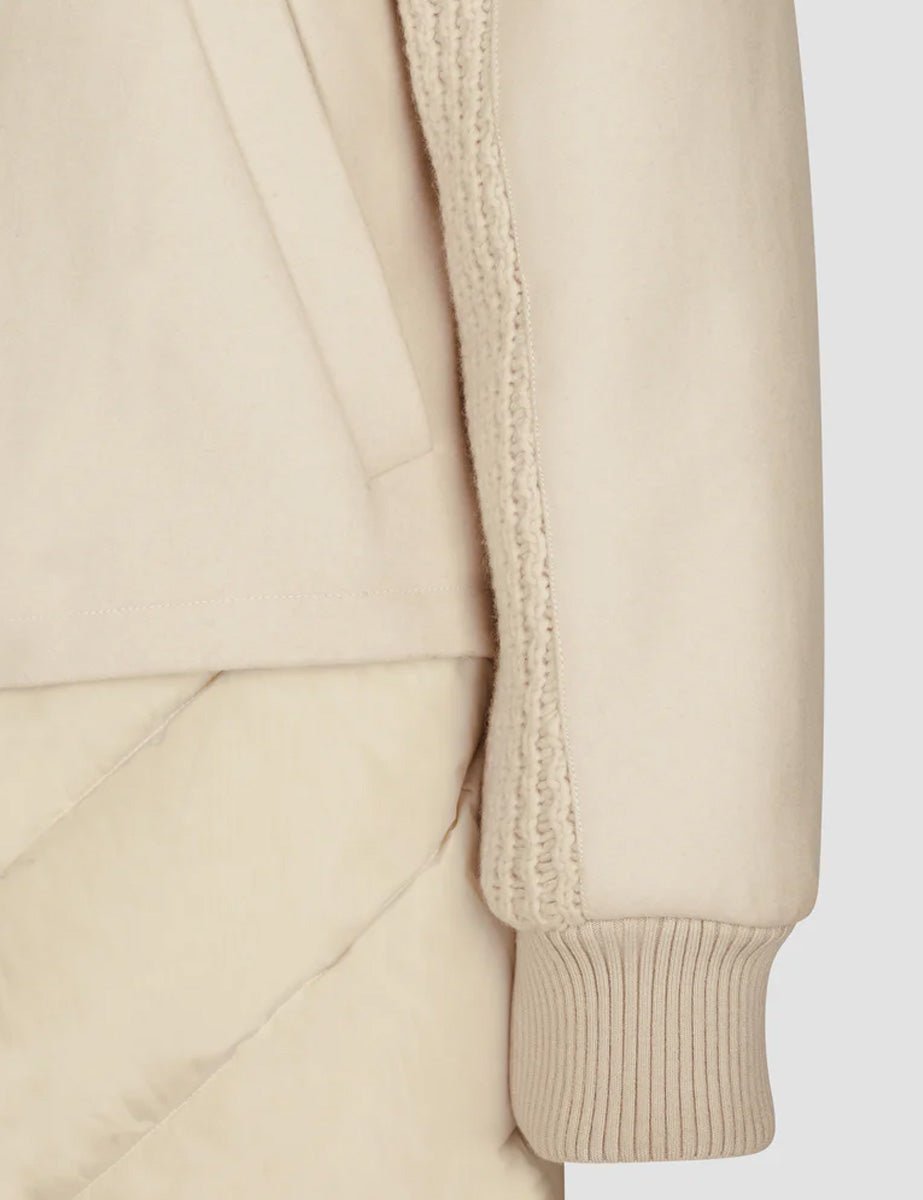 piumino knit wool oat - add - piumino