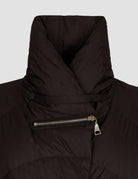 piumino long cocoon nero - Frida SRL