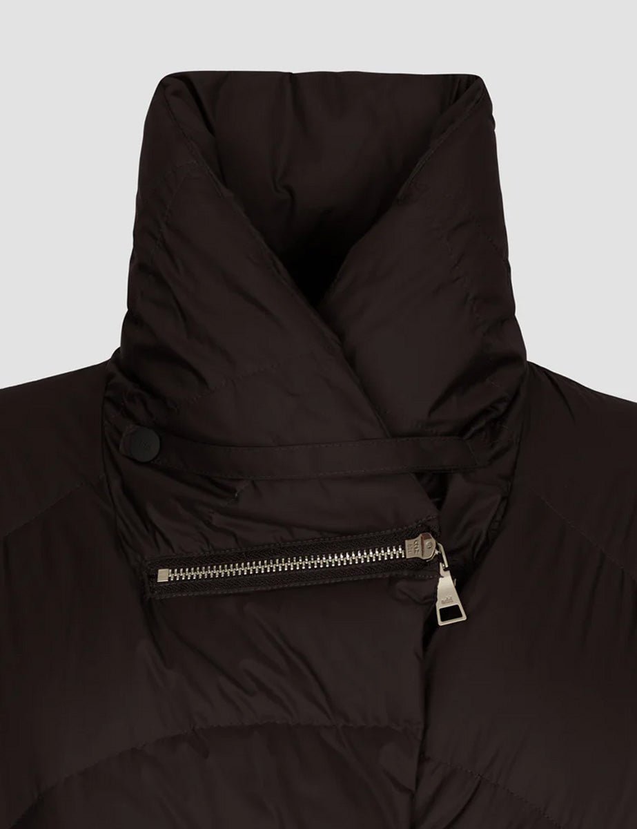 piumino long cocoon nero - Frida SRL