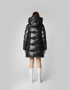 piumino lungo isabel nero - save the duck - piumino