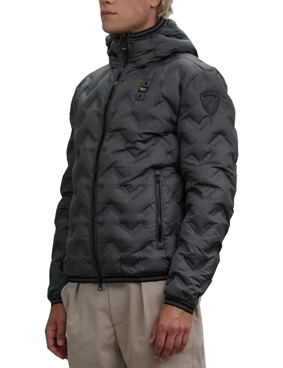 piumino nastrato piery tiglio tabacco - blauer - piumino