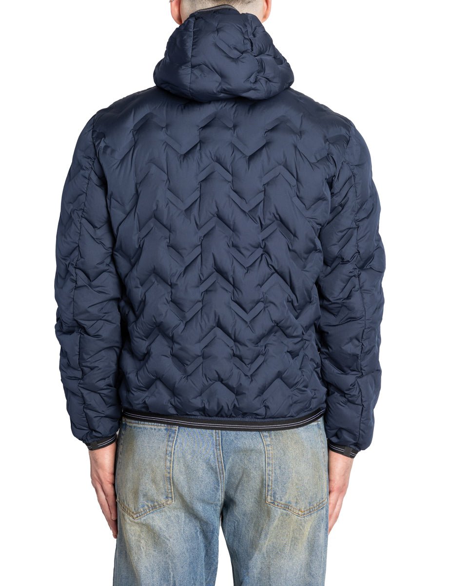 piumino piery blu marrone - blauer - piumino