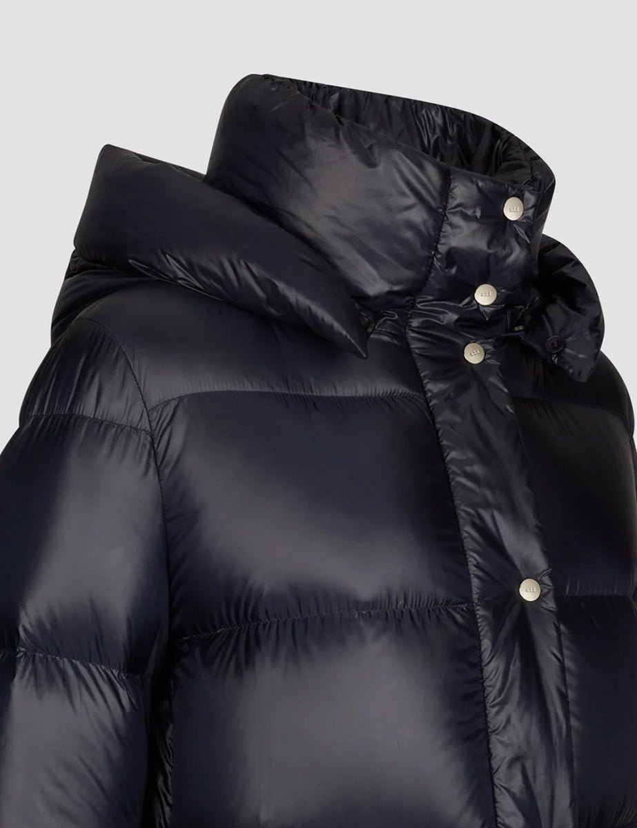 piumino shiny pacific blue - add - piumino