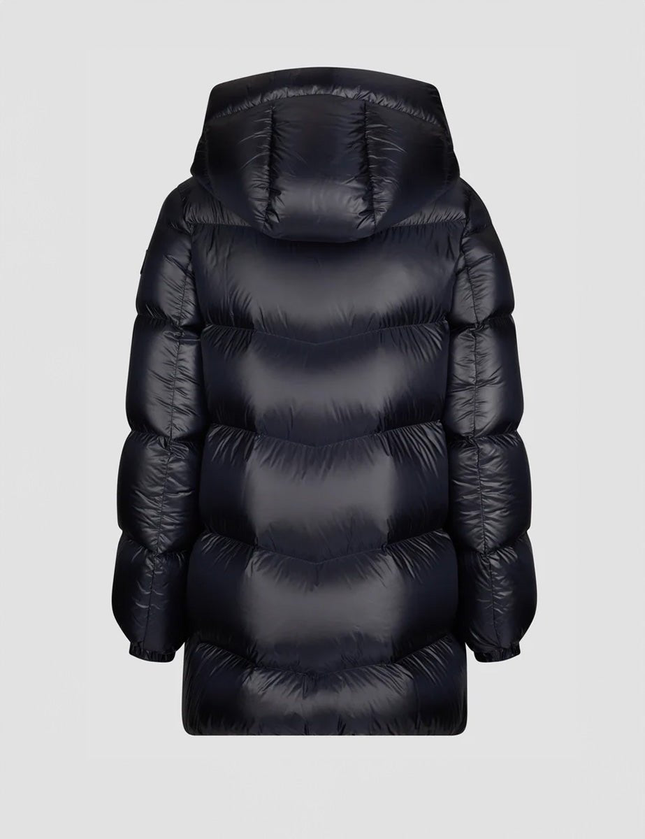 piumino shiny pacific blue - add - piumino