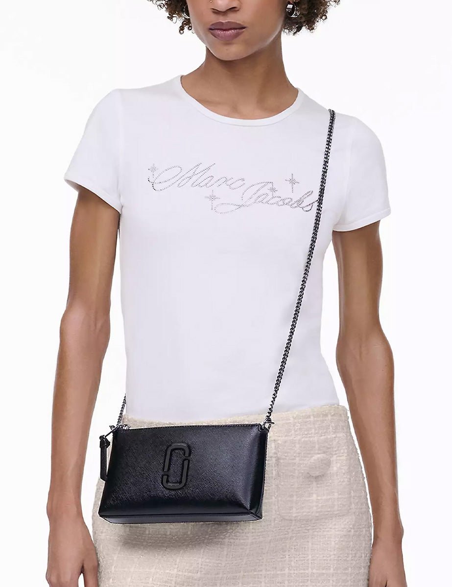 pochette bag leather nero - marc jacobs - clutch