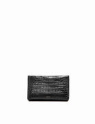 pochette stampa cocco nero - mouliebre - clutch
