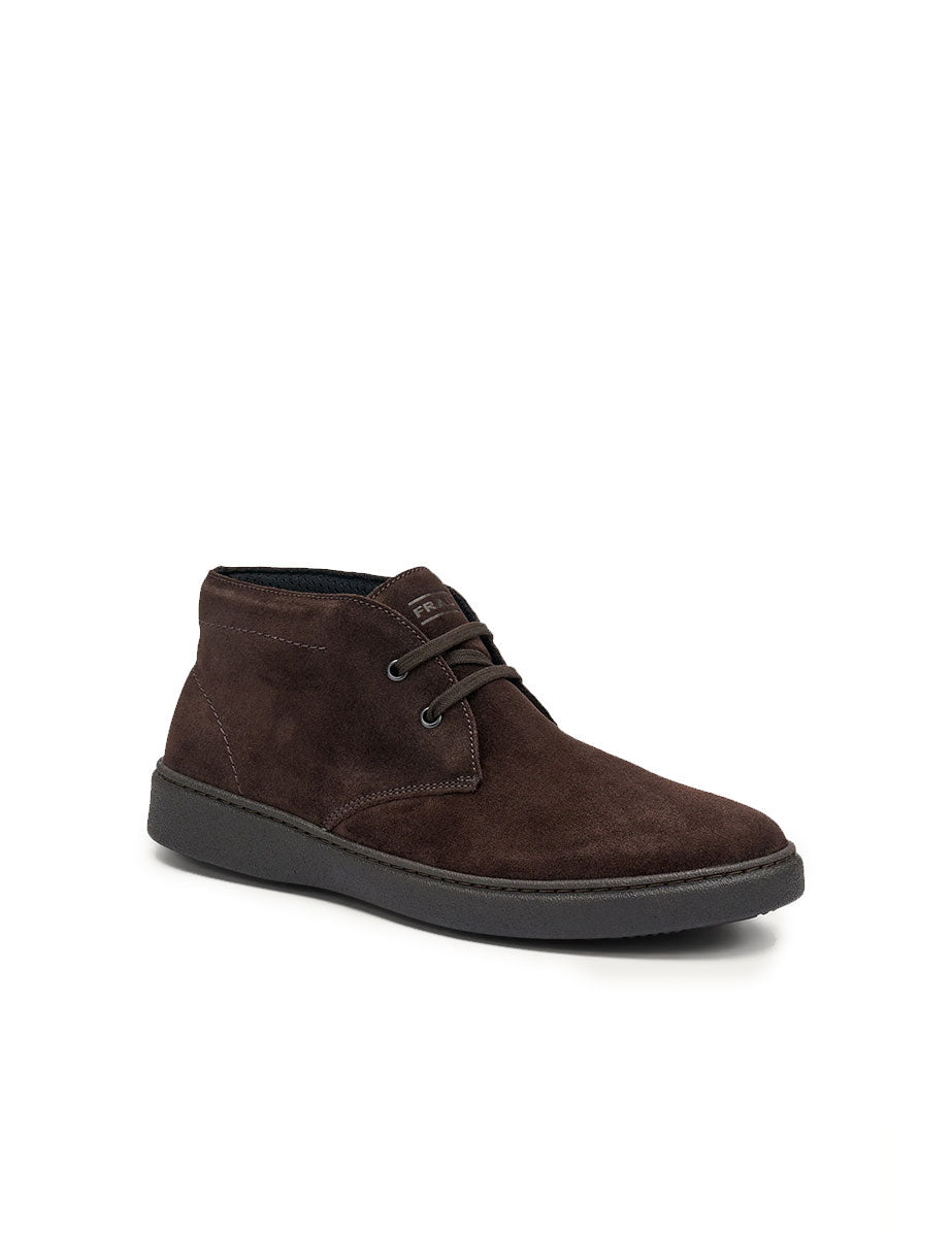 polacco casual suede marrone scuro - frau - sneaker