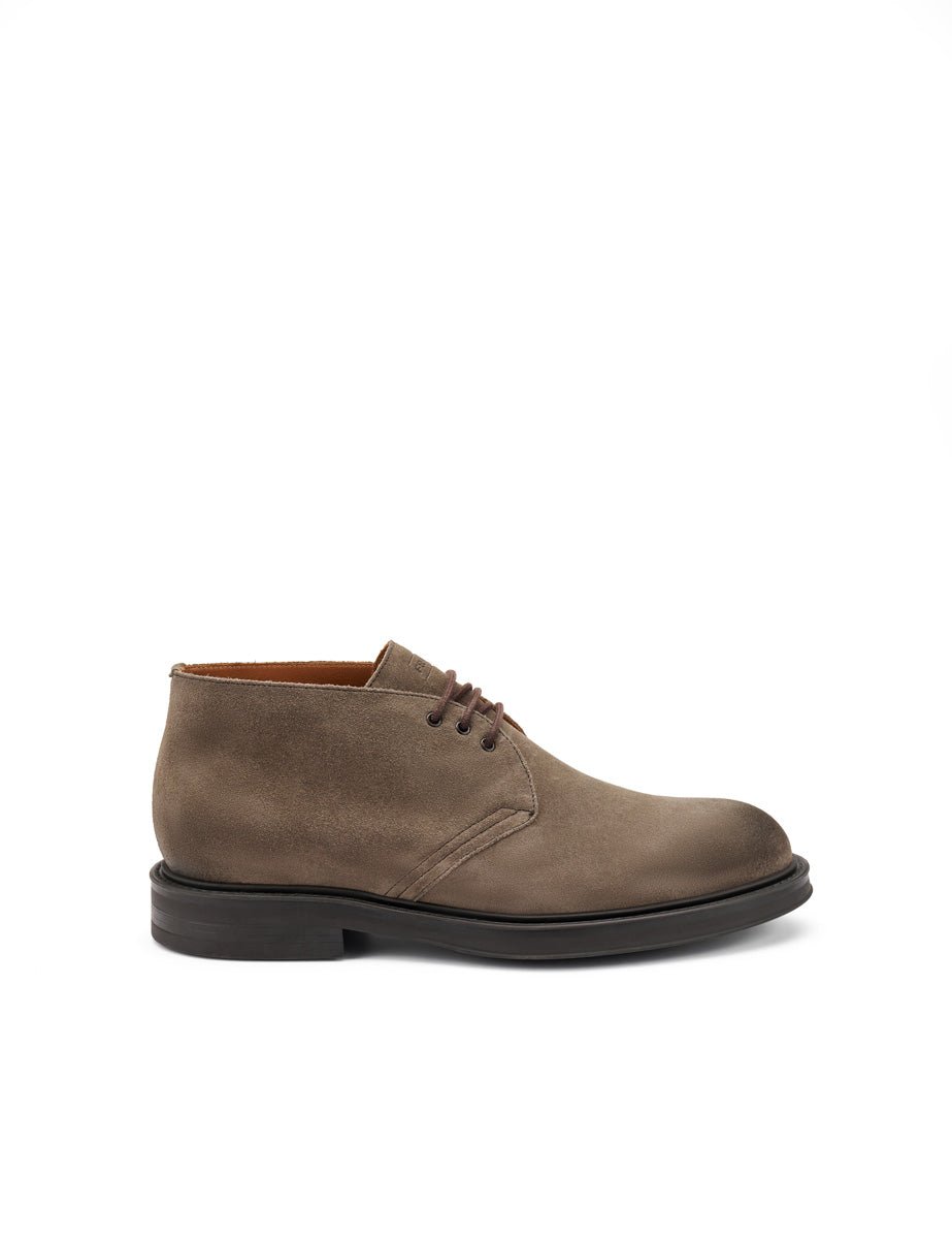 polacco stringato waxy visone - frau - sneaker