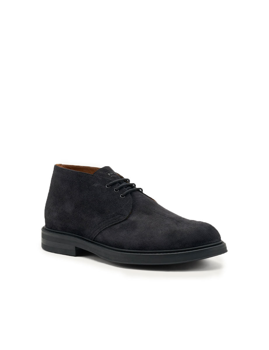 polacco suede blu - frau - stivaletto