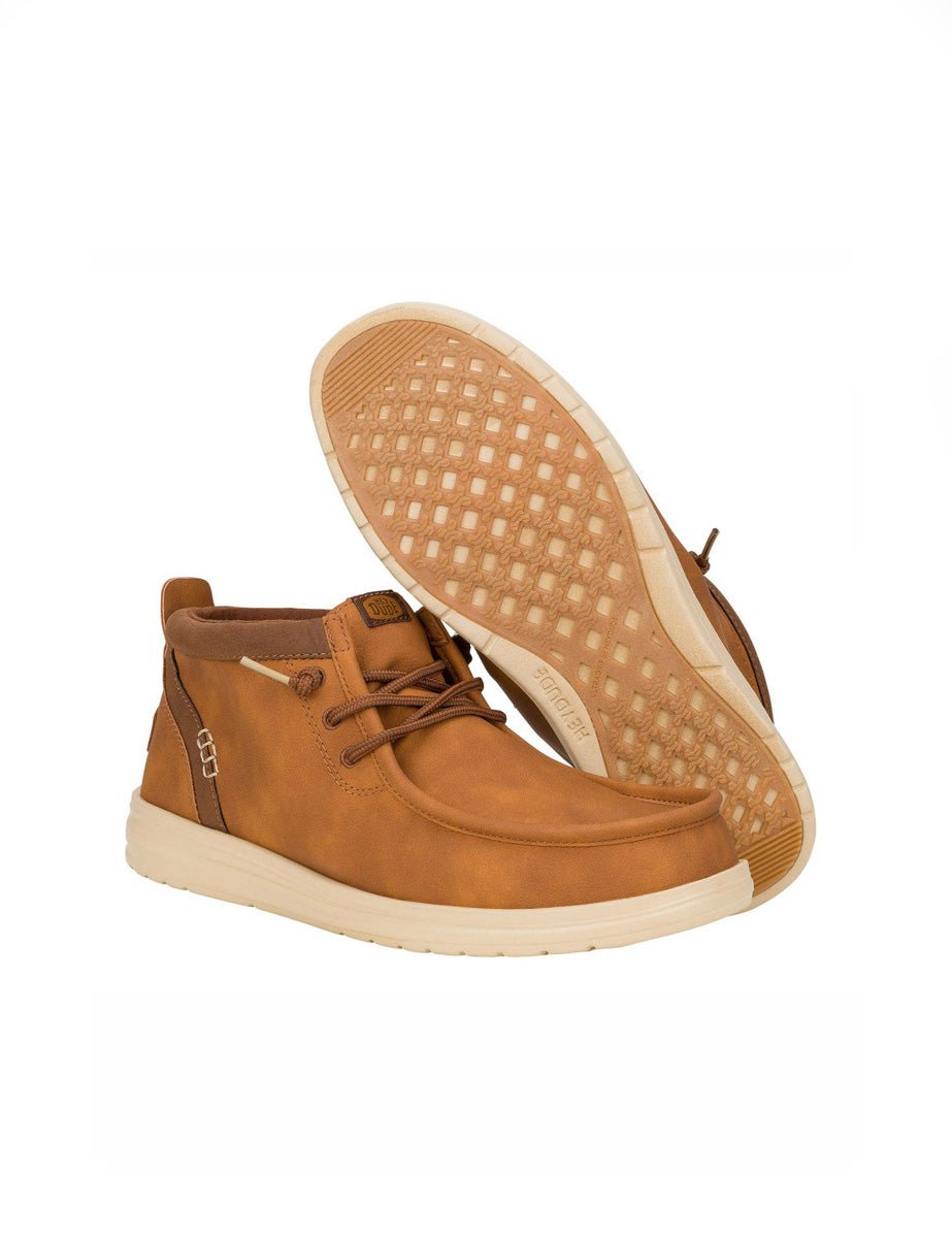 polacco wally classic cognac tan - hey dude - sneaker