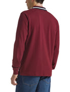 polo collo strisce bordeaux - sun68 - polo