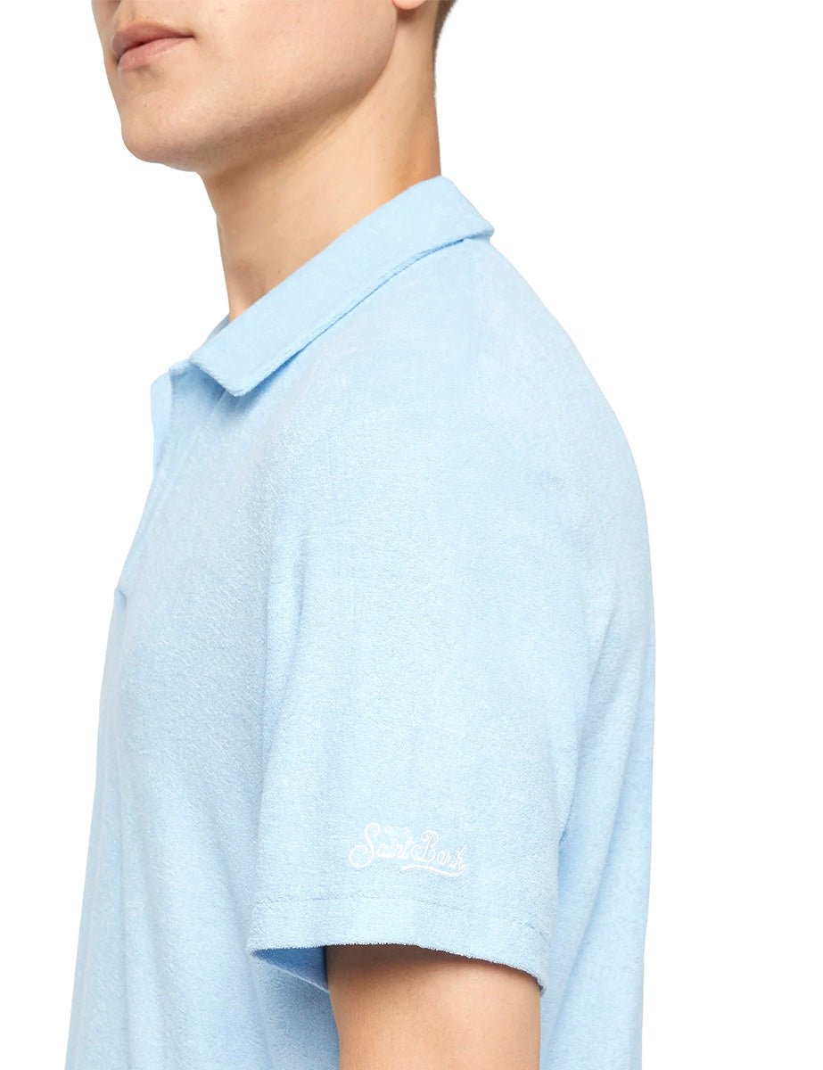 polo jeremy spugna light blue - st. barth - polo