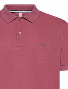 polo jersey lino rosa - sun68 - maglia