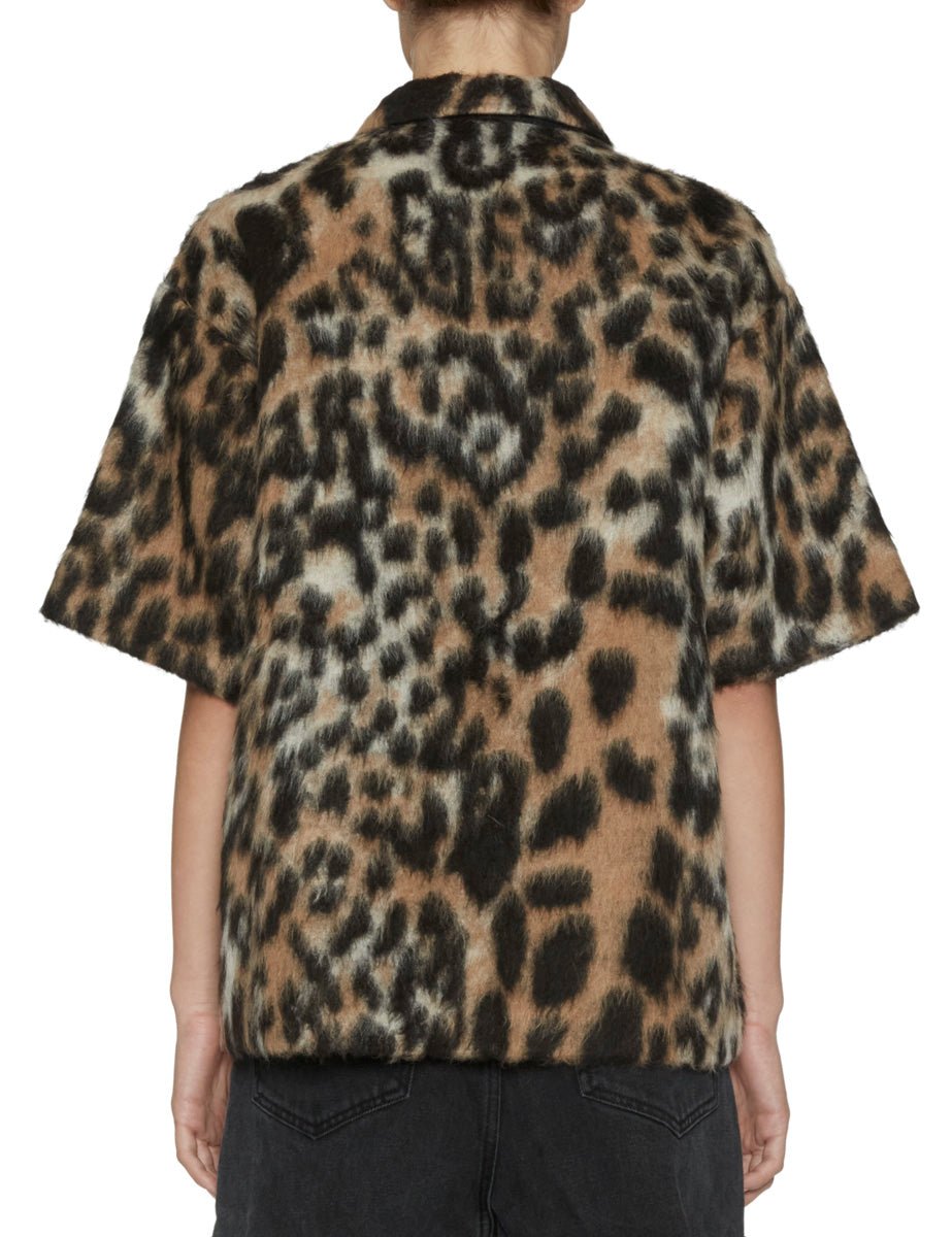 polo leopardata furry animalier - n21 alessandro dell'acqua - cardigan