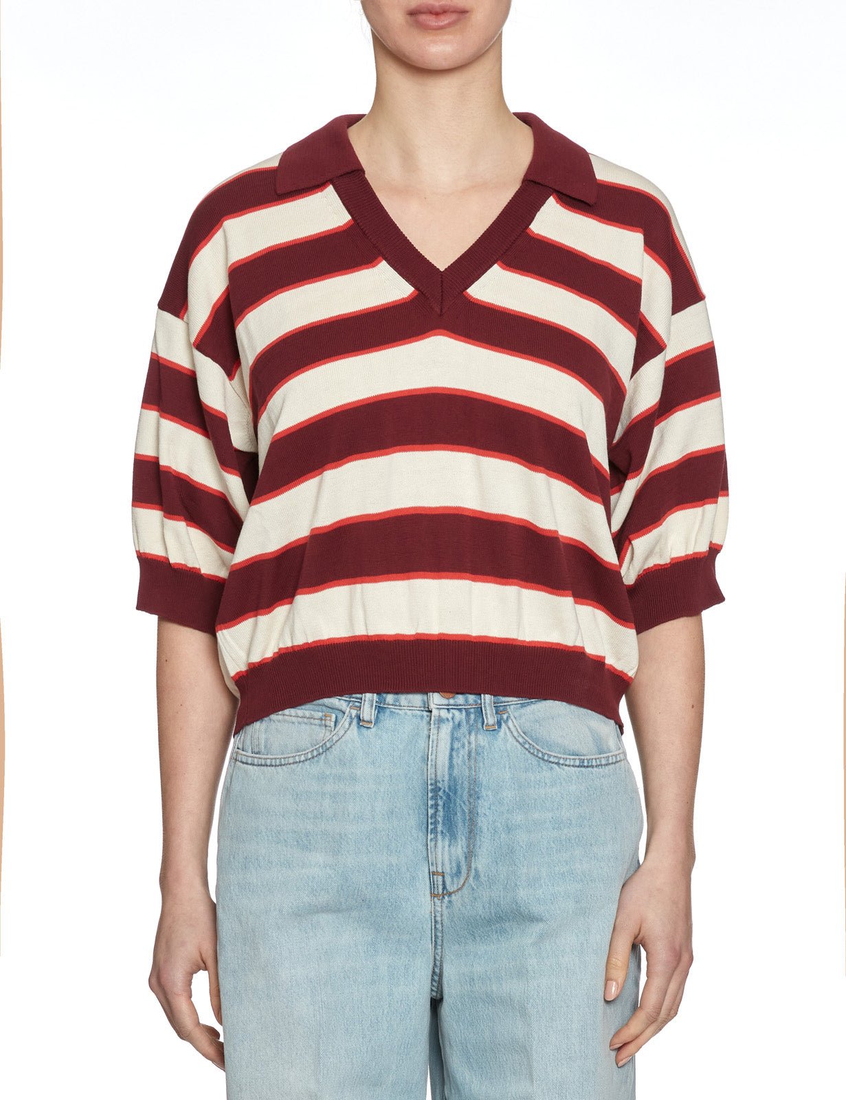 polo maglia riga cherry - jei - o - maglia