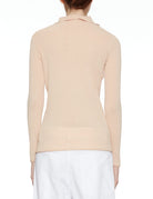 polo maglia seta pelle - alysi - pullover