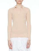 polo maglia seta pelle - alysi - pullover