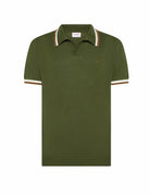 polo maglia stripes verde scuro - sun68 - polo