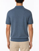 polo maglia teller blue mirage - selected - polo