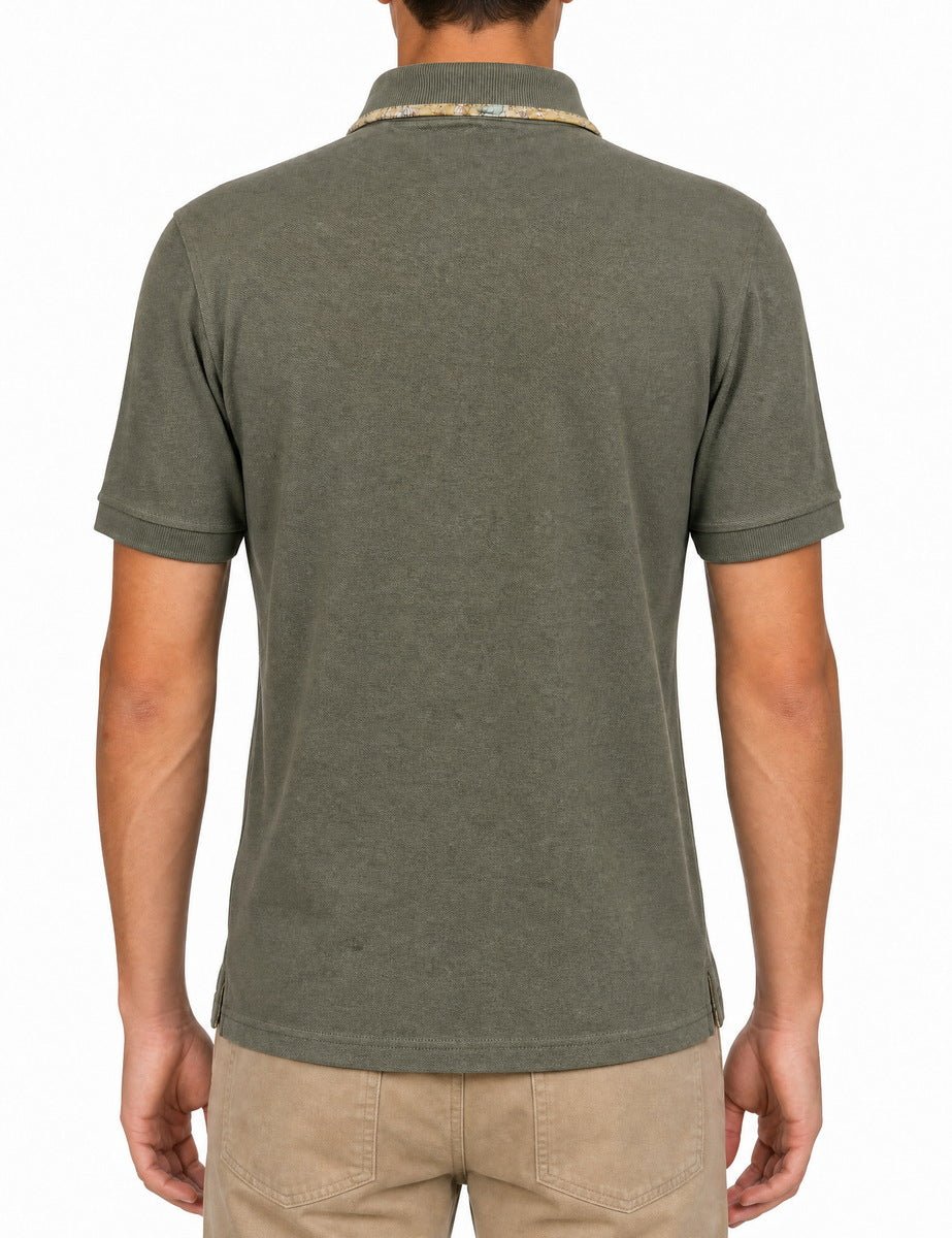 polo piquet lavato coccinelle ricamo militare - bob - polo