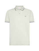 polo piquet profilo bianco - sun68 - polo