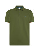 polo piquet profilo verde scuro - sun68 - polo