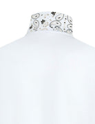 polo piquet sottocollo paisley bianco - sun68 - polo
