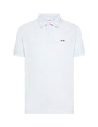 polo piquet sottocollo paisley bianco - sun68 - polo