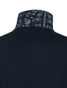 polo piquet sottocollo paisley blu navy - sun68 - polo
