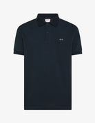 polo piquet sottocollo paisley blu navy - sun68 - polo