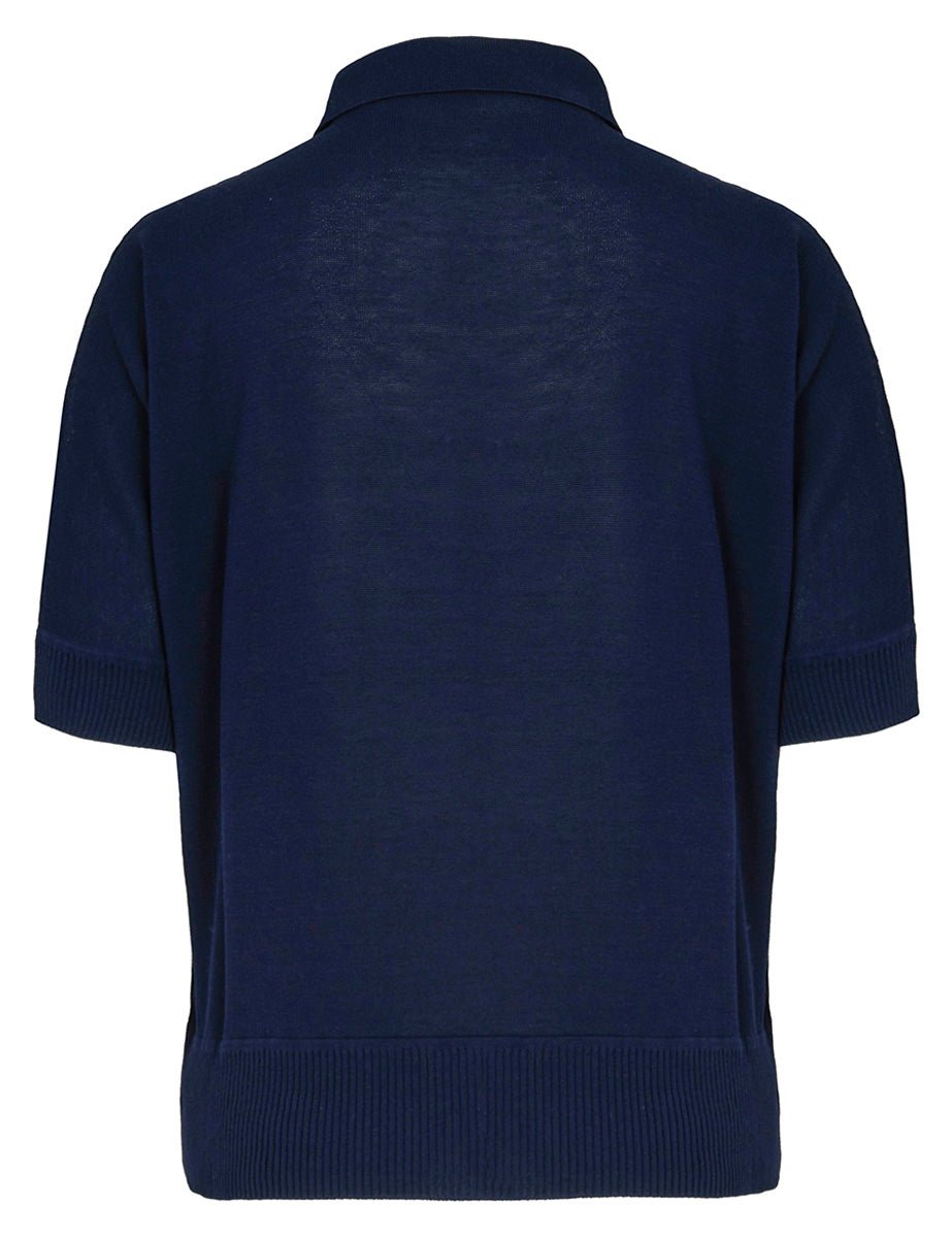 polo regular fit blu - slowear - maglia
