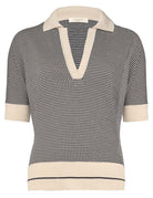 polo regular fit indigo avorio - Frida SRL