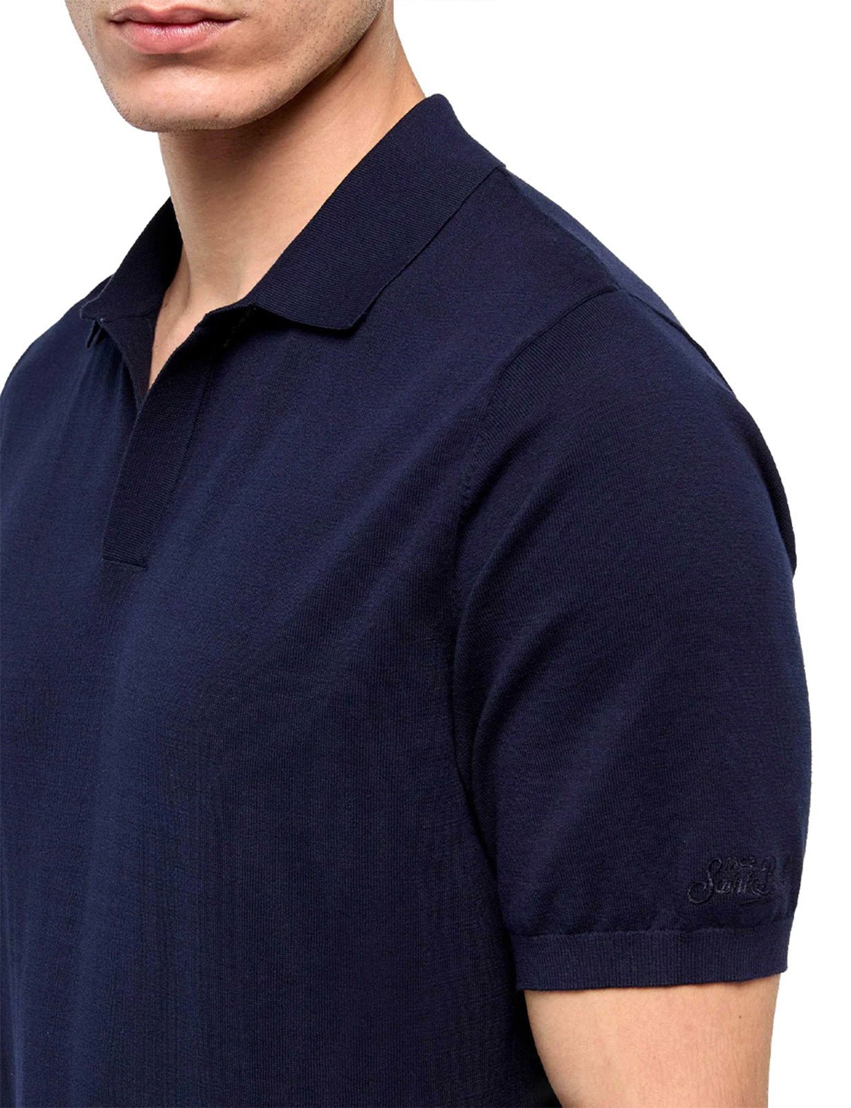 polo sloan cotton blue navy - st. barth - polo