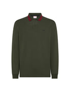 polo toppa riga collo militare - sun68 - maglia