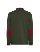 polo toppa riga collo militare - sun68 - maglia