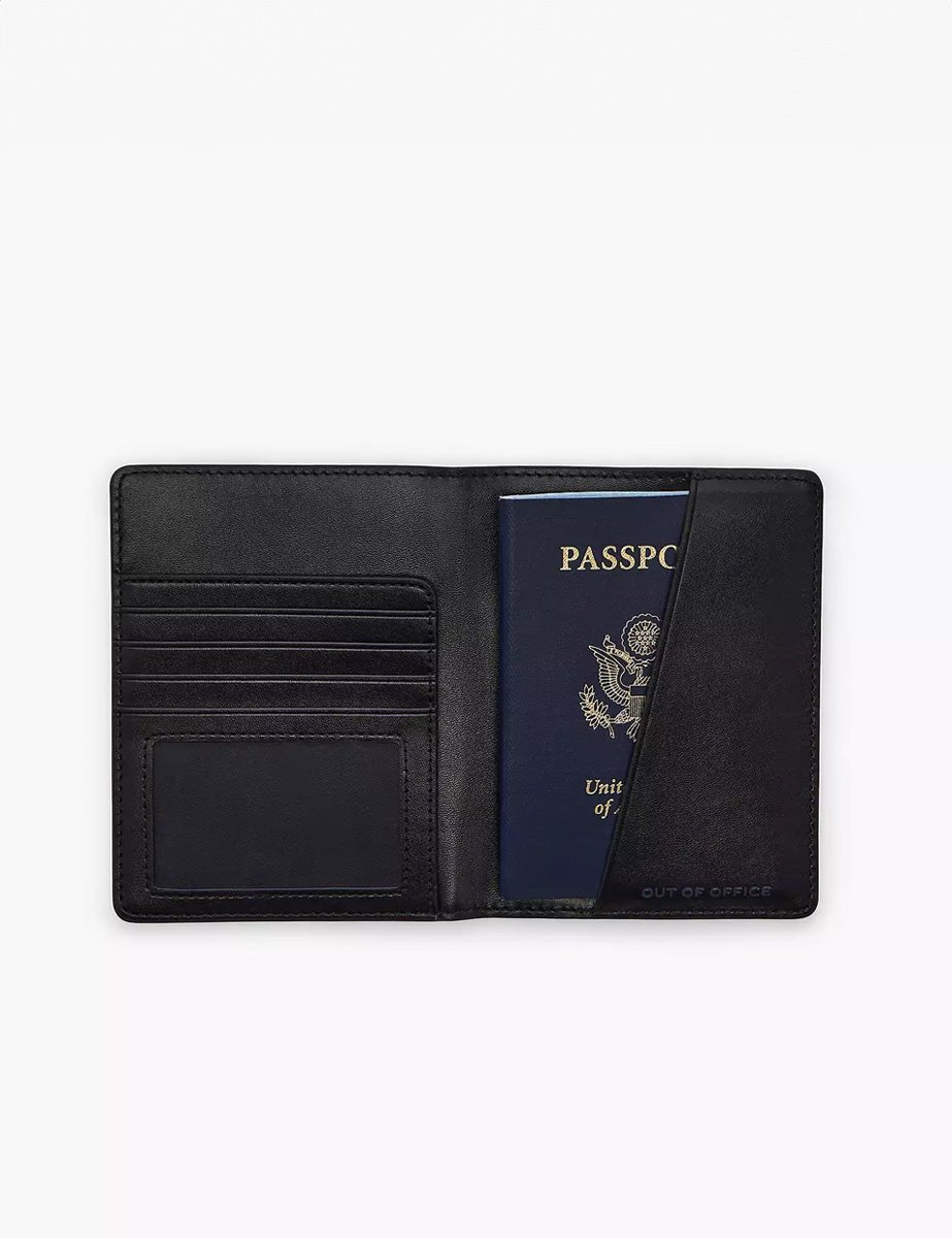 porta passaporto pelle nero - Frida SRL