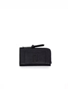 portafogli medium flat leather nero - marc jacobs - portafogli